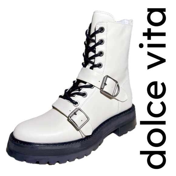 NIB S2 Dolce Vita Ronson Combat Bootie Size 6.5 - Picture 4 of 10